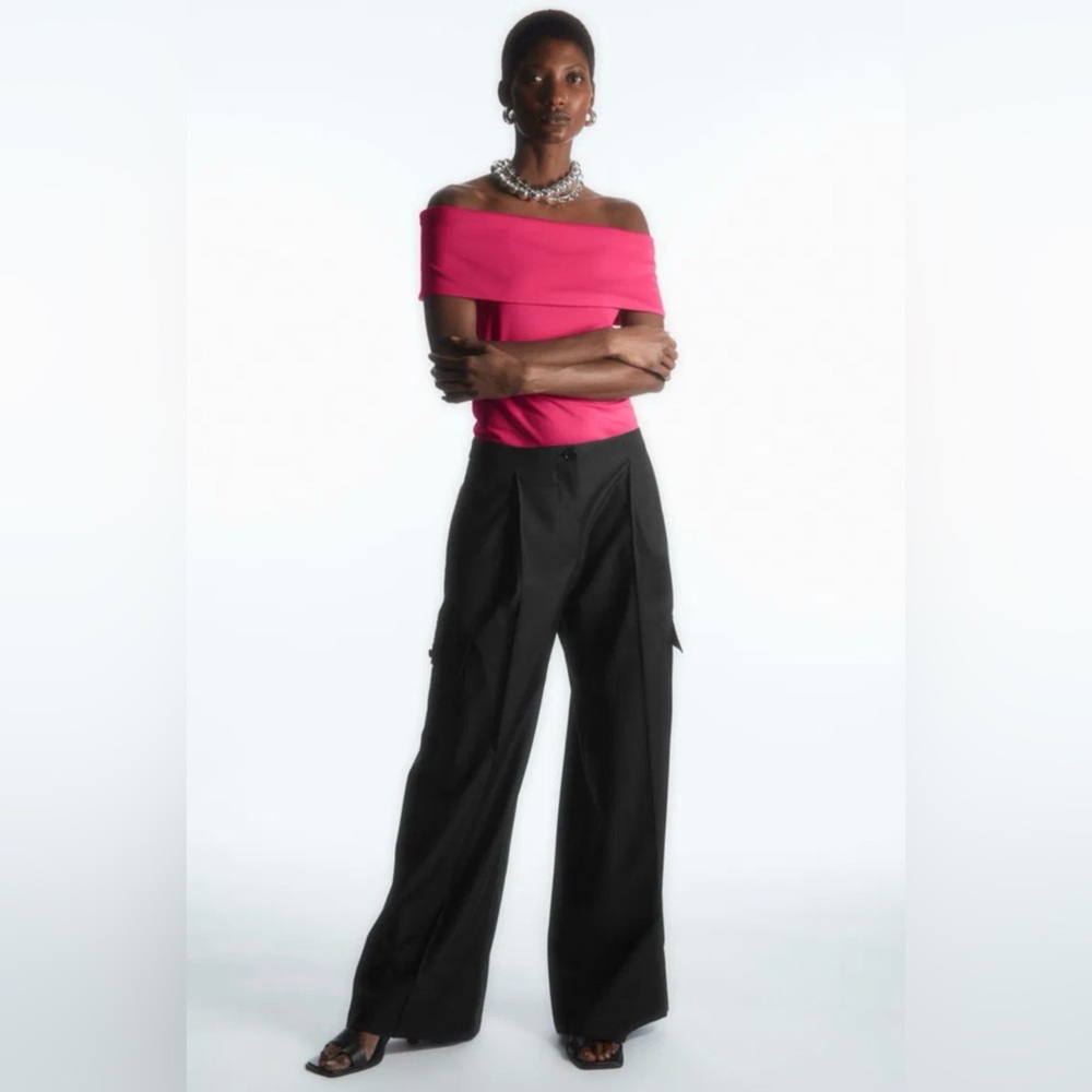 Cos pink off shoulder top (NWT)